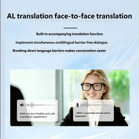 Lunettes intelligentes 800W avec traduction IA en temps réel, Bluetooth et caméra – Idéales pour les voyages et le travail