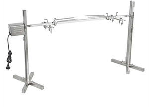 Asador <span class=keywords><strong>de</strong></span> Cordero Automático, Parrilla Giratoria Simple para Asar Pierna <span class=keywords><strong>de</strong></span> Cordero, para Uso Doméstico y Comercial, para Asar Pollo - Product Image 3