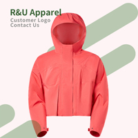 Jaket Wanita Outdoor Hiking Custom Memancing Berkerudung Ringan Tahan Air Anti Angin Jaket Ventilasi
