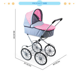 फेई बड़े आकार के ब्रिटिश गुड़िया के लिए बासिनेट और भंडारण टोकरी के साथ 22 इंच गुड़िया गाड़ी तक की गुड़िया के लिए भंडारण की टोकरी - Product Image 4