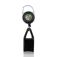 Vente en gros de porte-clés avec logo personnalisé de qualité supérieure, support de briquet en laisse à clip rétractable pour prévenir les pertes créatives avec différentes tailles
