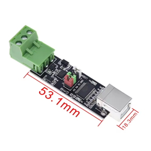 USB 2.0 ถึง TTL RS485 ตัวแปลงอนุกรมอะแดปเตอร์ FTDI โมดูล FT232RL SN75176 ฟังก์ชั่นคู่คู่เพื่อการป้องกันยอดขายสูงสุด - Product Image 5