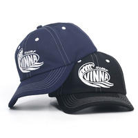 Casquette de papa non structurée à 6 panneaux avec logo brodé personnalisé de haute qualité et boucle métallique