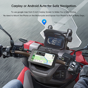 <span class=keywords><strong>Oferta</strong></span> Flash al por Mayor Pantalla Carplay Inalámbrica GPS de 5 Pulgadas para Motocicleta y Bicicleta - Product Image 2