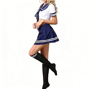 Custom Students Girls' Group <b>Sexy</b> Soccer Performance Stage Cheerleading Customized Logo Printing Cheer <b>Uniform</b> - Product Image 5