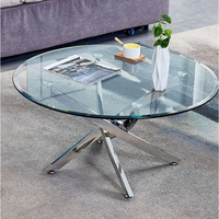 2026 Neues Design Mindestbestellmenge 50 Stück Fabrik Großhandel 2026 Bestseller Wohnzimmermöbel Ovaler Couchtisch Modernes Design Glas-Esstisch