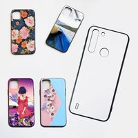 Plaque de protection pour iPhone, ios et Android, blanc/en verre trempé, housse imprimable et personnalisée, étui de téléphone en Tpu, vente en gros, lot de pièces
