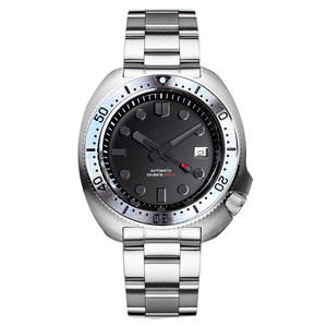 Tandorio Sang Trọng Chuyên Nghiệp Diver Thép Tự Động Đồng Hồ Người Đàn Ông Đánh Dấu Màu Đen 20Bar Bơi Kinh Doanh Đồng Hồ Sapphire Tinh Thể Rùa - Product Image 2