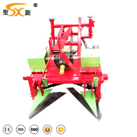 Mini-récolteuse d'arachides à fixer sur tracteur avec roulement, haute productivité, 25-35 CV, largeur de travail 800 mm, 2 rangs