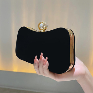 Women Evening Party Clutch Bags New Trend Metal Chain Open <b>Small</b> Square Bags Luxury Weddings Retro <b>Handbag</b> - Product Image 5