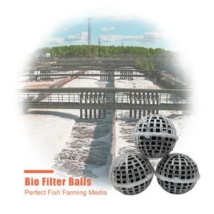 Bahan plastik Media Biofilter akuarium Bio Filter Media bola Bio plastik