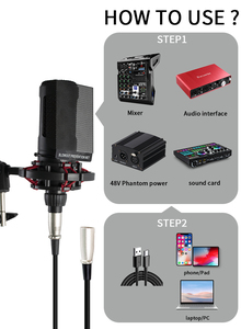 GAX-MD44 OEM Chuyên Nghiệp 24bit 192Khz Giao Diện De Âm Thanh 4 Trong 4 Giao Diện Âm Thanh Cho Podcast Ghi Âm Nhạc Cụ - Product Image 5