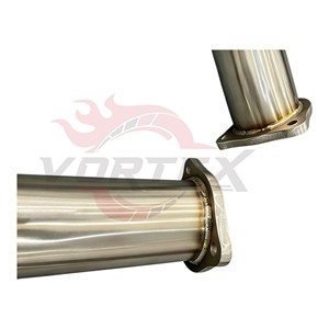 Custom OEM Wholesale SS304 Heat-Shielded Downpipe for Audi B9 RS4 RS5 2.9T EA839 Turbo <b>Exhaust</b> Thermal Insulated Tubing Set - Product Image 3