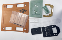 Usine de pièces de verre en acier inoxydable ABS personnalisées Panneau de bois électrolytique Usinage de fraisage CNC Panneaux en bois en fibre de carbone