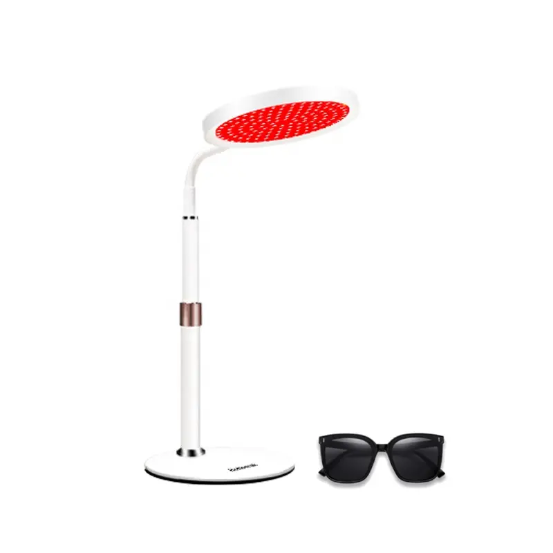 Red LED beauty desk lamp can be customized with LED red/blue/yellow/near-infrared multiple phototherapy and skincare equipment