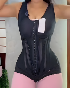 Faja Postquirúrgica de Liposucción Etapa 2 con Encaje, Antideslizante, Moldeadora de Muslos, Busto Abierto, Ganchos en la Entrepierna y Malla para Levantamiento de Glúteos - Product Image 4