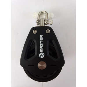 Polea Giratoria de Tres Ruedas Master BP-7205F para Velero, Diámetro de Rueda de 72 mm, Diámetro de Cable de 12 mm, Herraje Marino - Product Image 2