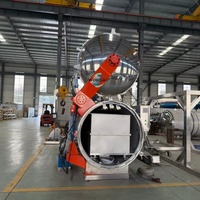 Autoclave de stérilisation automatique en acier inoxydable à pulvérisation d'eau pour viande en conserve