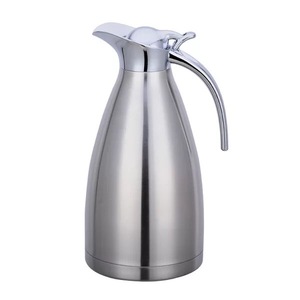 Carafe isotherme sous vide à Double paroi, 2 litres, 68 Oz, 12 heures de conservation de la chaleur, <span class=keywords><strong>Thermos</strong></span> isolé en acier inoxydable, café thermique - Product Image 2