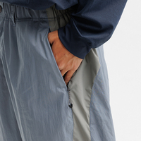 Outdoor Schnelltrocknende Faltenhose mit Mittlerer Taille Fallschirmjäger-Stil Wasserdicht & Winddicht mit Kordelzug Unisex