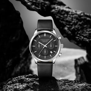 Thương hiệu hàng đầu Hannah Martin 1431 thời trang đa chức năng lịch sáu Pin thạch anh Đồng hồ Nam 30m dây da không thấm nước 2025 - Product Image 4