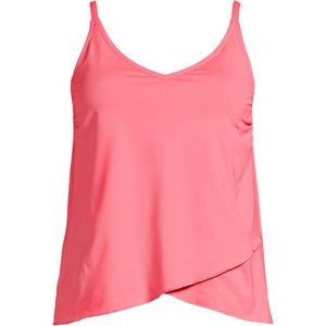 Haut de tankini pour femme à ourlet tulipe, col en V, sans manches, UPF50+, en Spandex et Polyester, maillot de bain de compétition - Product Image 3