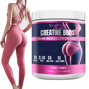 Creatina en Polvo OEM para Mujeres, Sabor Arándano, Suplemento para Tonificar Músculos <span class=keywords><strong>y</strong></span> Anticelulítico, con Colágeno, <span class=keywords><strong>BCAA</strong></span> <span class=keywords><strong>y</strong></span> <span class=keywords><strong>Glutamina</strong></span> - Product Image 1