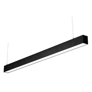 High Luminous Linear Led Lighting Total Opal Diffuser Fixture For Exhibition Indoor Office Supermarket Stadium