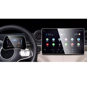 <span class=keywords><strong>Film</strong></span> de protection d'écran en verre trempé pour tableau de bord de navigation BYD Dolphin 2022 12,8 pouces ATTO 3, compatible CarPlay, en gros - Product Image 1