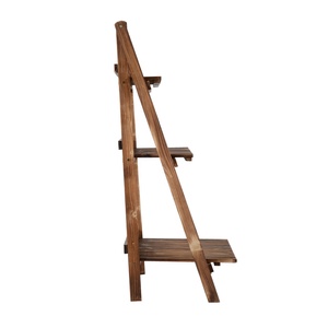Support à <span class=keywords><strong>plantes</strong></span> en bois massif à 3 niveaux, étagère autoportante respirante, durable, écologique, mobilier <span class=keywords><strong>de</strong></span> <span class=keywords><strong>jardin</strong></span> moderne <span class=keywords><strong>pour</strong></span> l'extérieur - Product Image 4