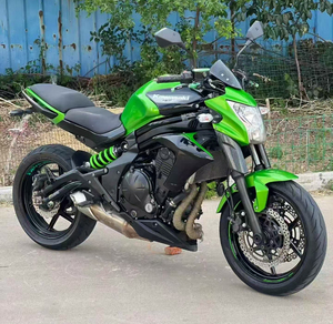 Motocicleta de calle usada de doble cilindro y 650cc para <span class=keywords><strong>Kawasaki</strong></span> <span class=keywords><strong>ER6N</strong></span> Verde 2016 - Product Image 1