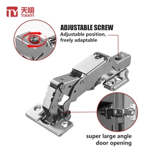 High Quality Modern <b>Cabinet</b> <b>Hinge</b> Durable Precision Design for Kitchen Living Room Bedroom Furniture Hardware Wide 165° Opening - Product Image 2