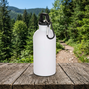 Bouteille de sport en acier inoxydable sans marque de 400 ml, design à paroi simple, clip pour impression par sublimation, certifiée RCS, modèle 100873-1 - Product Image 3