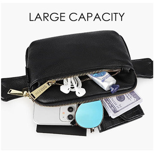 Sacs banane personnalisés Bsci pour femmes et dames, sac de taille de marque, sacoche de poitrine en cuir, sac banane coussin - Product Image 4