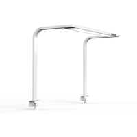 Lampe de bureau LED intelligente 24W, spectre complet, CRI 95, sans scintillement, faible lumière bleue, contrôle tactile, intensité réglable, noire avec minuterie