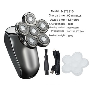 Multi-Functional Home <b>Shaver</b> with Six-Blade Design New Full-Body Electric <b>Shaver</b> for <b>Face</b> Hair Removal Wet & Dry Use - Product Image 4