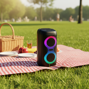 Altavoz Exterior <span class=keywords><strong>Havit</strong></span> SQ125BT con Luces RGB, Sistema de Karaoke Inalámbrico Bluetooth para Eventos al Aire Libre, Altavoz para Fiestas - Product Image 3