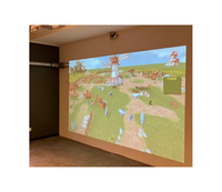 Balle lancer mur de Projection interactif jeux pour enfants tir équipement de jeu mural interactif aire de jeux intérieure