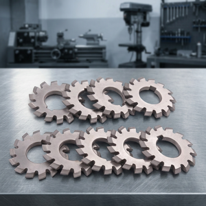 Fraise à engrenages en carbure de tungstène, 4 cannelures, longueur de coupe 50 mm, non revêtue, pour centre d'usinage CNC HRC60 - Product Image 2