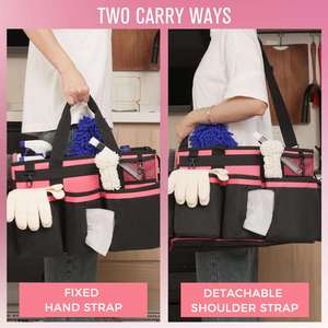 Bolsa de Limpieza Profesional para Proveedores de Servicios de Limpieza, Bolsa de Limpieza Portátil de 17 Pulgadas para Personal de Limpieza, Organizador de Limpieza, Bolsa de Detallado - Product Image 6
