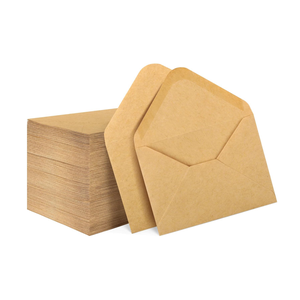 Gift Greeting Cards Letter <strong>Brown</strong> <strong>Kraft</strong> Paper Mailing Mini <strong>Envelope</strong> Self-Adhesive Paper Party Wedding Invitation <strong>Envelope</strong> - Product Image 1
