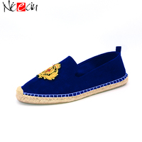 Chaussures Espadrilles unisexes, Espadrilles en broderie imprimée, sandales