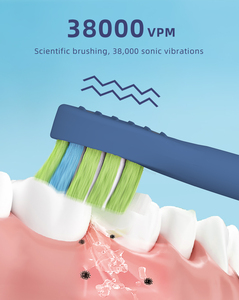 Spazzolino Elettrico Sonico per Bambini, Impermeabile IPX7, Ricaricabile USB, <span class=keywords><strong>3</strong></span> Modalità, Setole Morbide, Doppio Materiale, 60 Giorni di Autonomia - Product Image 2