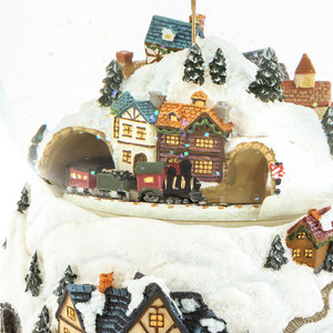 Quả cầu tuyết giáng sinh Quả cầu nước giáng sinh quả cầu pha lê Quả cầu tuyết với người tuyết quay - Product Image 4