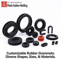 Grommets en caoutchouc sur mesure pour faisceaux de câbles en SBR, NBR, FKM, silicone, EPDM