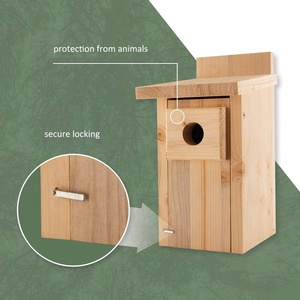 Nichoir en bois massif durable pour mésanges bleues - Product Image 5