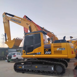 Pelleteuse sur chenilles KOMATSU PC200-8 d'occasion avec moteur et boîte de vitesses de haute qualité Garantie 1 an Shanghai Yard - Product Image 6