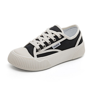 Zapatillas de Lona Nuevas para Mujer, Versátiles, Planas, Blancas, Estilo Veraniego, Transpirables, para Estudiantes, Populares - Product Image 5