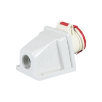 Prise industrielle murale IP44 16A 3P+PE 380V, prise femelle 4 broches 16A