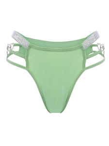 Damen Sexy G-String Höschen mit Cut-Outs, frecher Schnitt, V-Taille, hoher Bund, umweltfreundlich, atmungsaktiv, 85% Polyester + 15% Spandex - Product Image 6